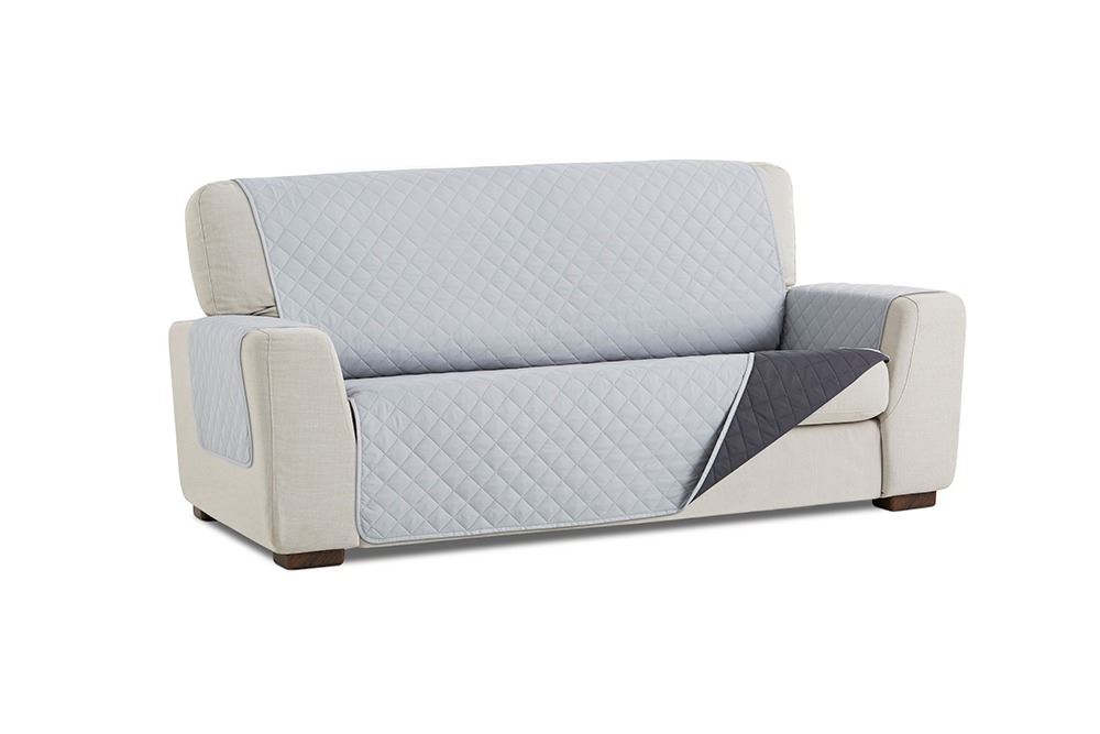 Funda Sofa ESTORALIS Z51 Gris Claire (4 Plazas - Poliester y